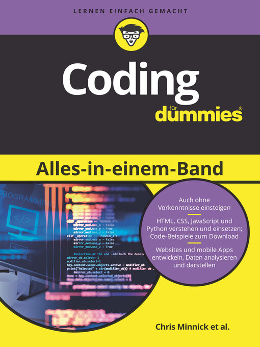 Title details for Coding Alles-in-einem-Band für Dummies by Chris Minnick - Available